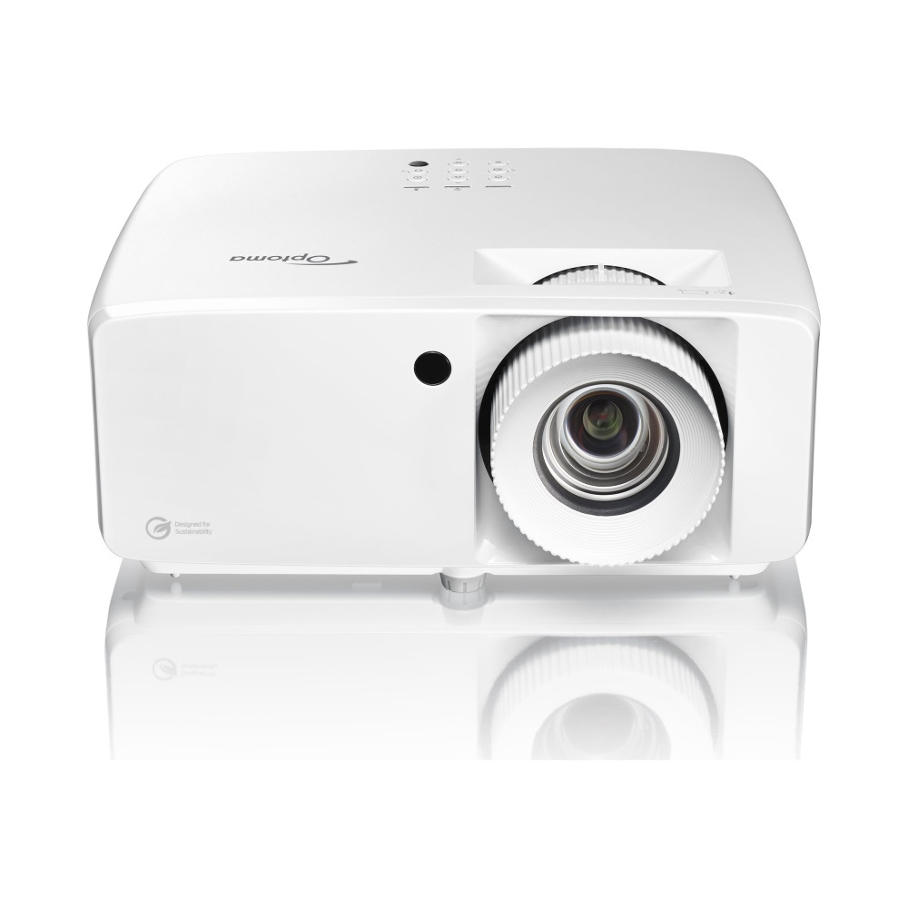 Produktbild för Optoma UHZ66 - DLP-projektor - bärbar - 3D - LAN - vit