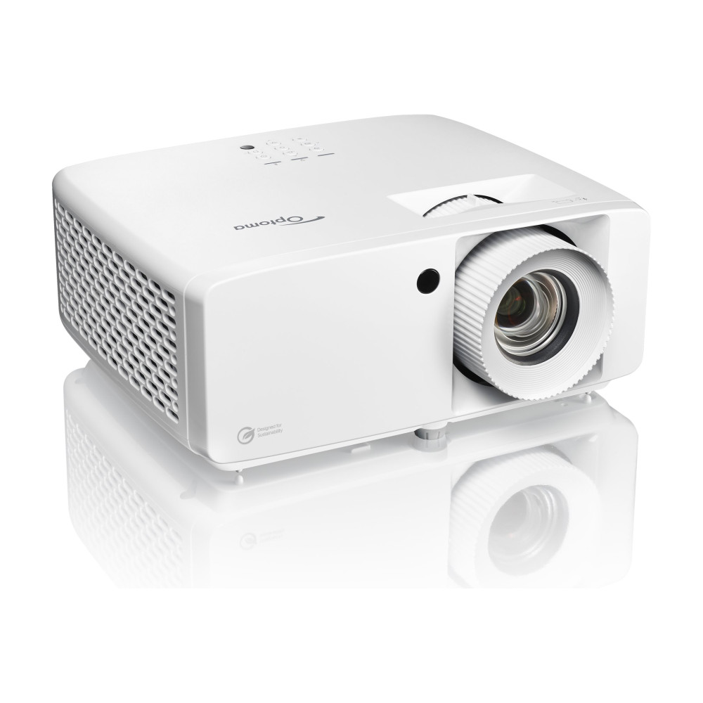 Produktbild för Optoma UHZ66 - DLP-projektor - bärbar - 3D - LAN - vit