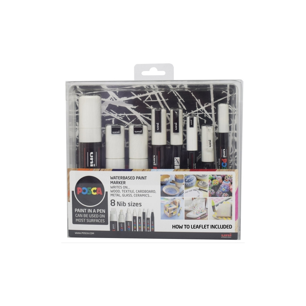 Produktbild för POSCA WHITE SÆT
