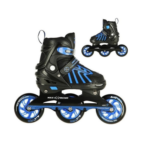 NILS eXtreme Nils Extreme NA18812A speedrullskridskor blå justerbara stl....