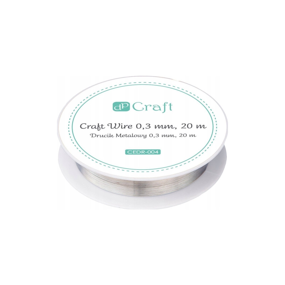 Produktbild för DP Craft metalltråd DPCRAFT 0,3 mm 20 m