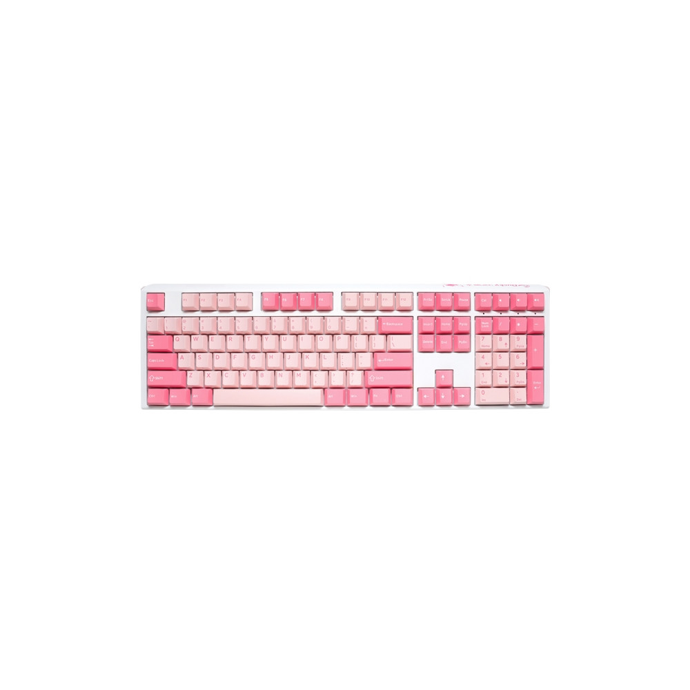 Produktbild för Ducky One 3 Gossamer Pink, Fullstor (100 %), Kabel, USB, Mek...