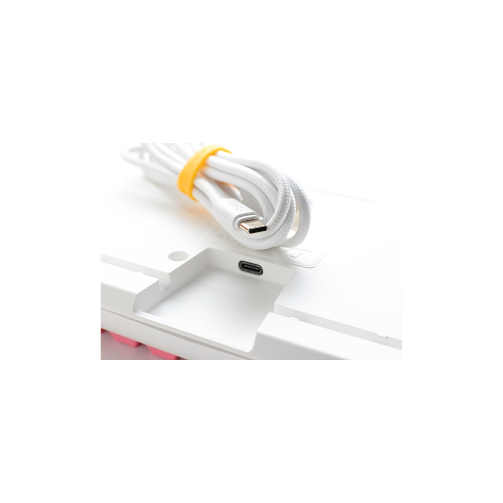 Produktbild för Ducky One 3 Gossamer Pink, Fullstor (100 %), Kabel, USB, Mek...