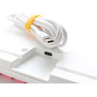 Produktbild för Ducky One 3 Gossamer Pink, Fullstor (100 %), Kabel, USB, Mek...