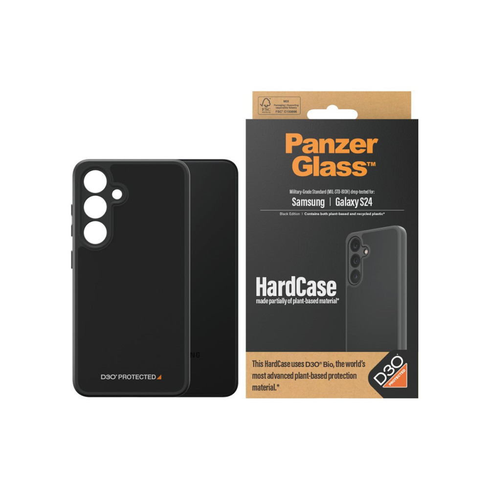 Produktbild för PanzerGlass HardCase Black Edition - baksidesskydd för mobiltelefon