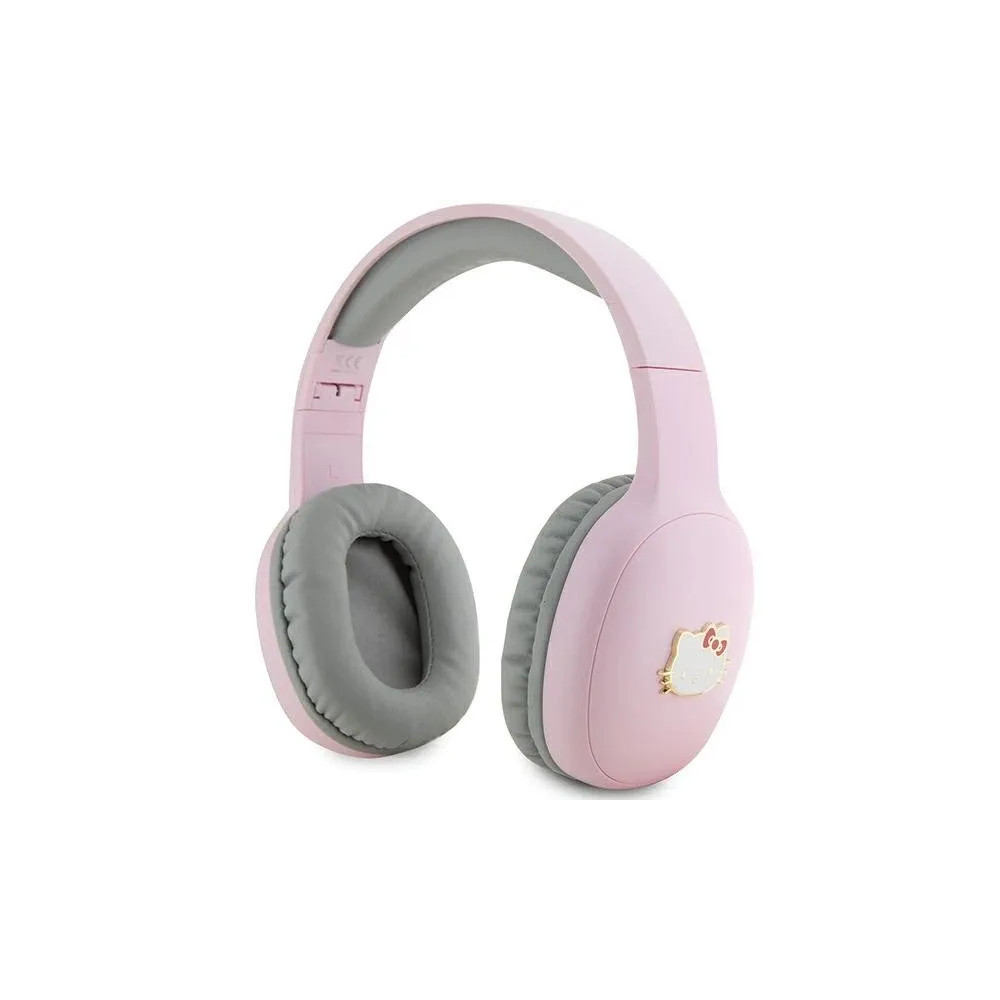 Produktbild för Hello Kitty pannband Bluetooth-headset HKBHA1BKHLMP rosa/pin...