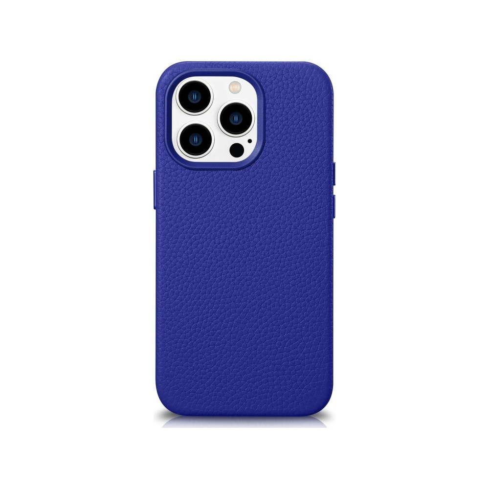 Produktbild för iCarer Litchi Premium läderfodral iPhone 14 Pro magnetiskt m...