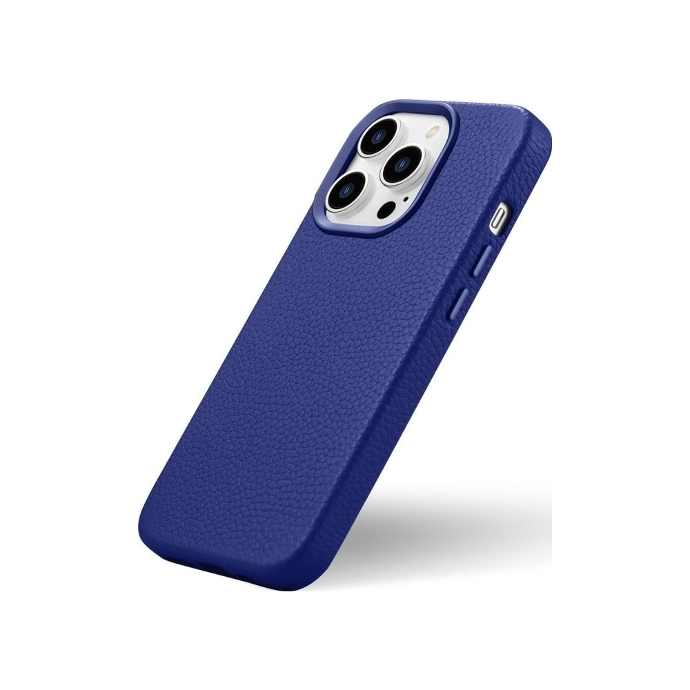 Produktbild för iCarer Litchi Premium läderfodral iPhone 14 Pro magnetiskt m...