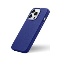 Produktbild för iCarer Litchi Premium läderfodral iPhone 14 Pro magnetiskt m...