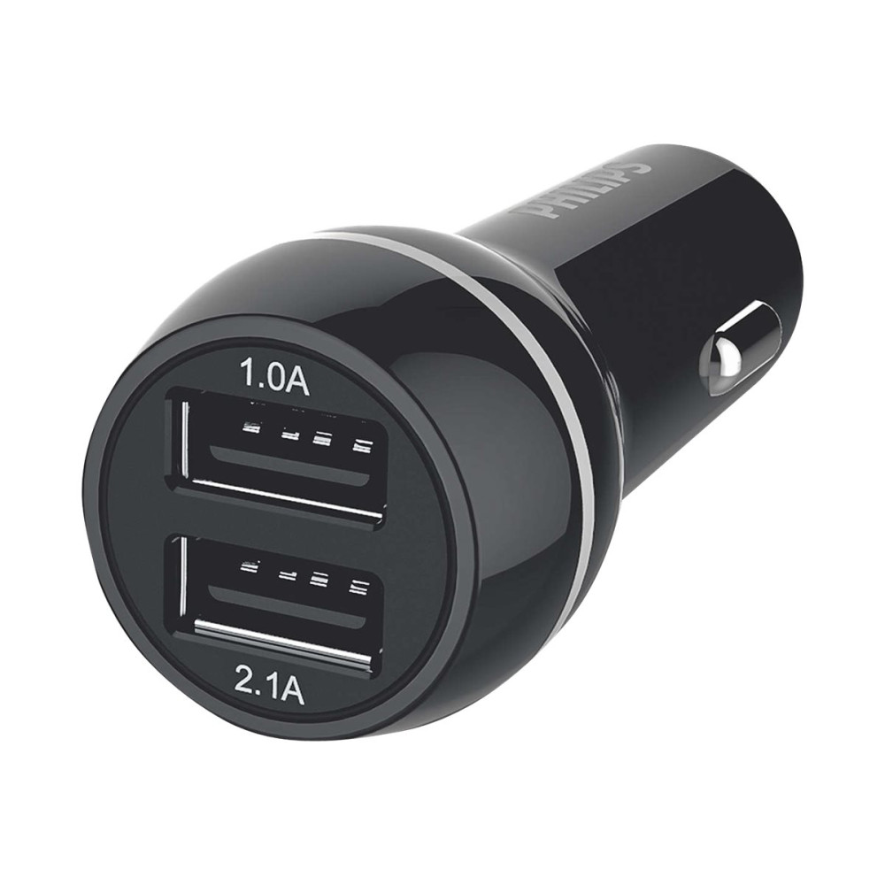 Produktbild för Philips DLP2357 strömadapter för bil - USB