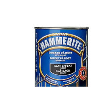 Produktbild för Hammerite slät svart