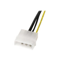 Produktbild för StarTech.com 6in LP4 to 8 Pin PCI Express Video Card Power Cable Adapter - lp4 to PCI express - molex to 8 pin PCIe (LP4PCIEX8ADP) - strömadapter - 4 pin intern effekt till 8-stifts PCIe-ström - 15.3 cm