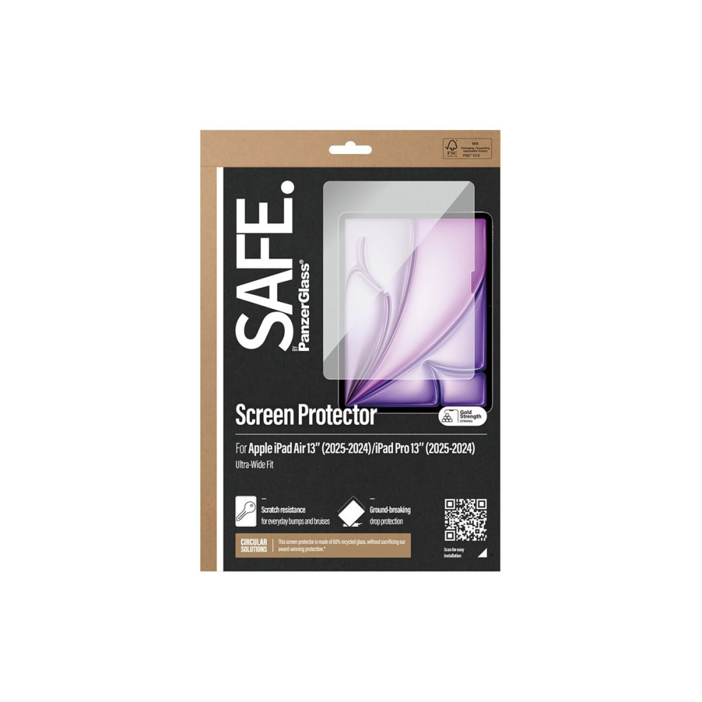 Produktbild för SAFE. by PanzerGlass - skärmskydd för surfplatta - ultrabred passning