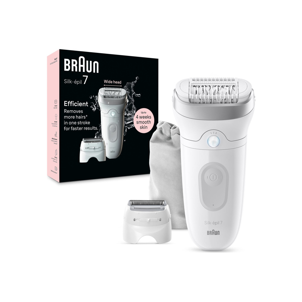 Produktbild för Braun Silk-épil 7 SE7-041 - epilator - silver/white/gray