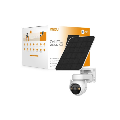 IMOU Imou Cell PT Solar Kit, IP-säkerhetskamera, Utomhus, Trådlös...
