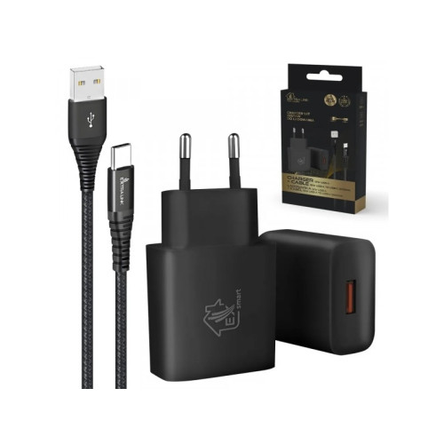 EXTRALINK Ładowarka SMART LIFE SET01 CABLE + CHARG... - Övrigt inom mobiltillbehör