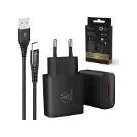 Produktbild för Extralink Smart Life USB Type-A till Type-C-kabel 200 cm + 1...