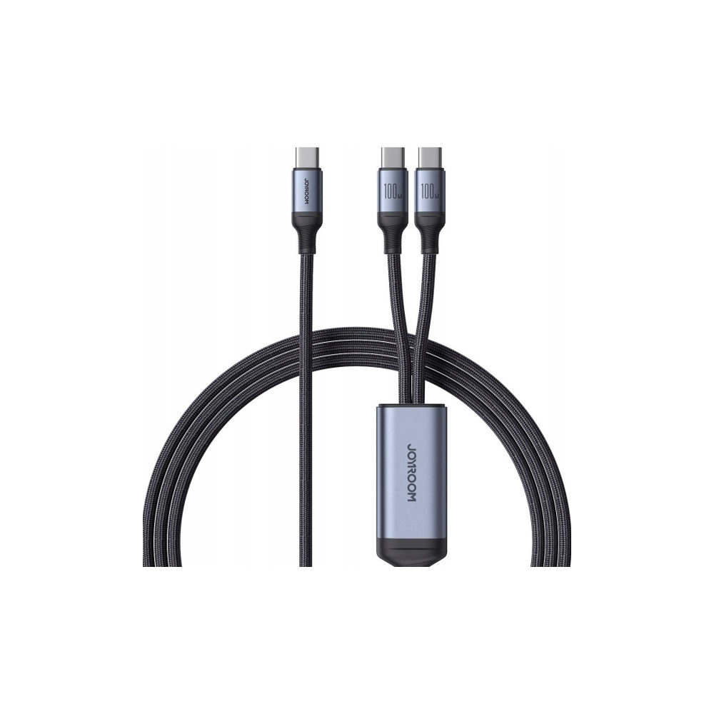 Produktbild för Joyroom speedy series 2-i-1-kabel SA21-1T2 USB-C till USB-C...