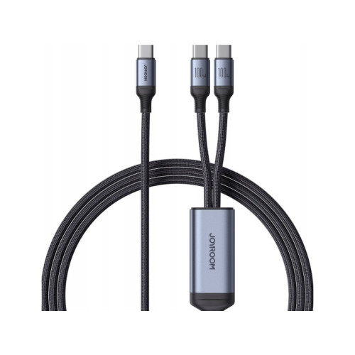 Joyroom Joyroom speedy series 2-i-1-kabel SA21-1T2 USB-C till USB-C...