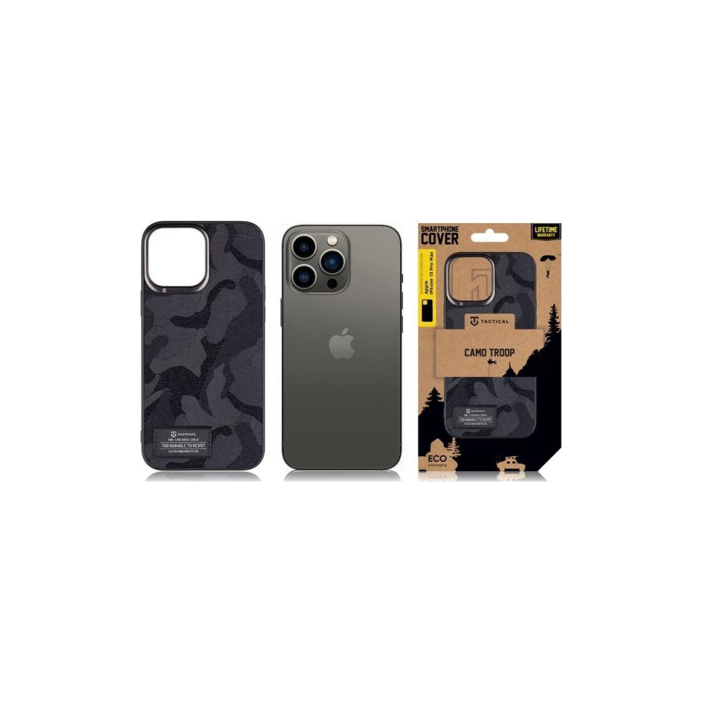 Produktbild för Tactical camo troop cover till Apple iPhone 13 Pro Max svart...