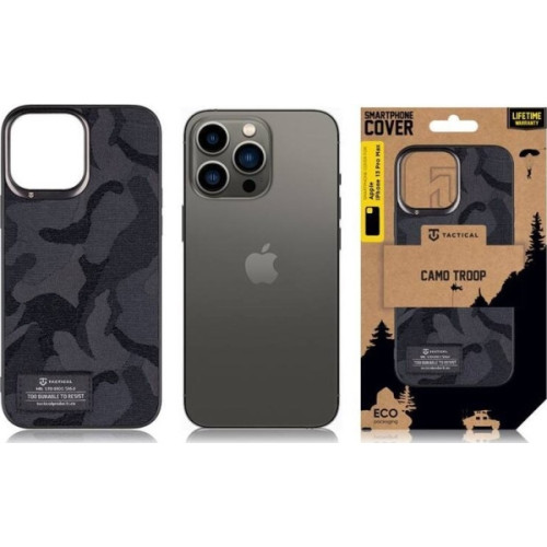 Tactical Tactical camo troop cover till Apple iPhone 13 Pro Max svart...