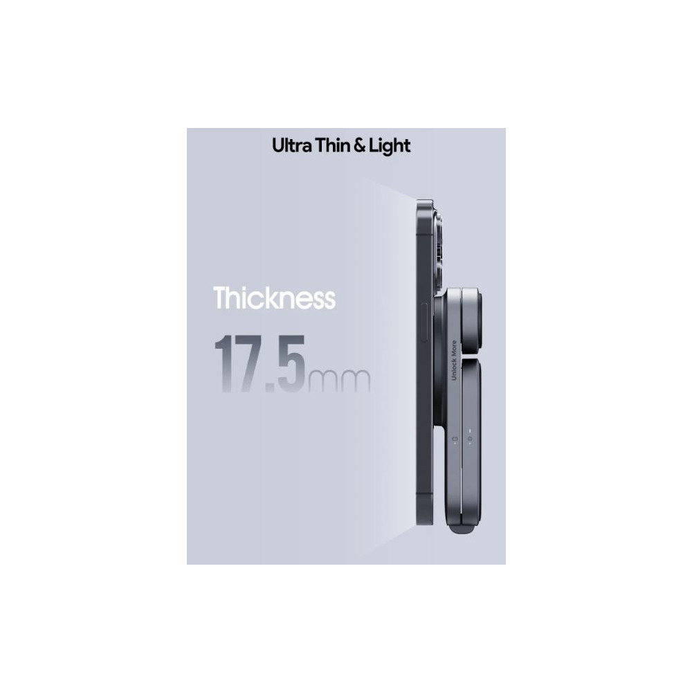 Produktbild för AUKEY LC-MC312, inomhus, Utomhus, USB, Trådlös laddning, Grå...