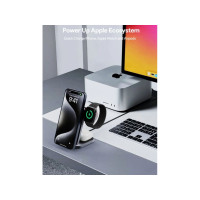Produktbild för AUKEY LC-MC312, inomhus, Utomhus, USB, Trådlös laddning, Grå...