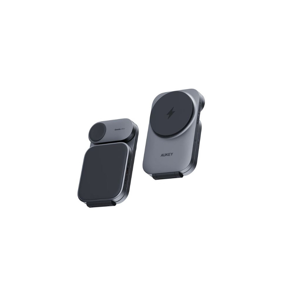 Produktbild för AUKEY LC-MC312, inomhus, Utomhus, USB, Trådlös laddning, Grå...