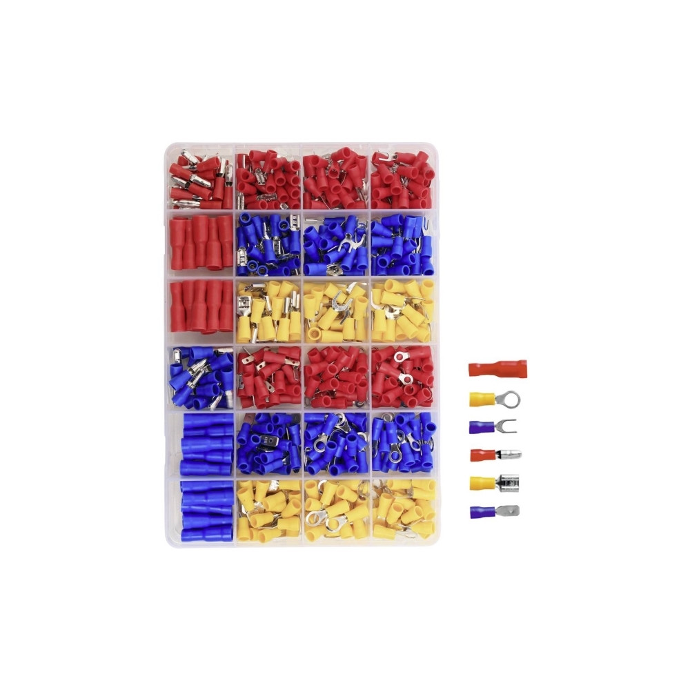 Produktbild för TRU COMPONENTS TC-12888380 Sortiment av anslutningsplintar 0...