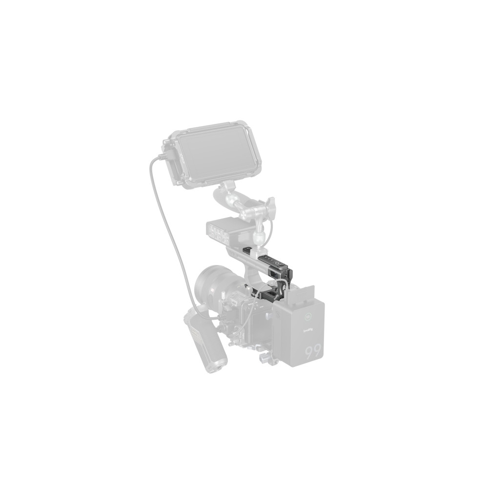 Produktbild för SmallRig 4830, monteringsplatta, svart, aluminium, silikon,...