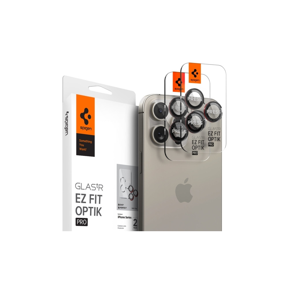 Produktbild för Spigen AGL05217, Linsskydd, Röd, Transparent, Härdat glas, A...