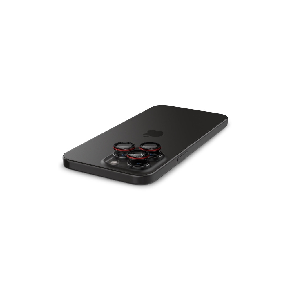Produktbild för Spigen AGL05217, Linsskydd, Röd, Transparent, Härdat glas, A...