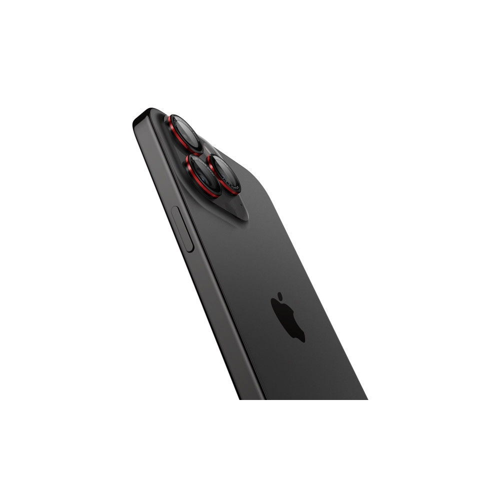 Produktbild för Spigen AGL05217, Linsskydd, Röd, Transparent, Härdat glas, A...