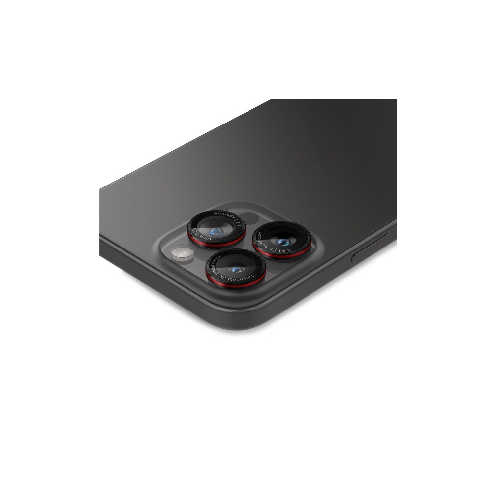 Produktbild för Spigen AGL05217, Linsskydd, Röd, Transparent, Härdat glas, A...