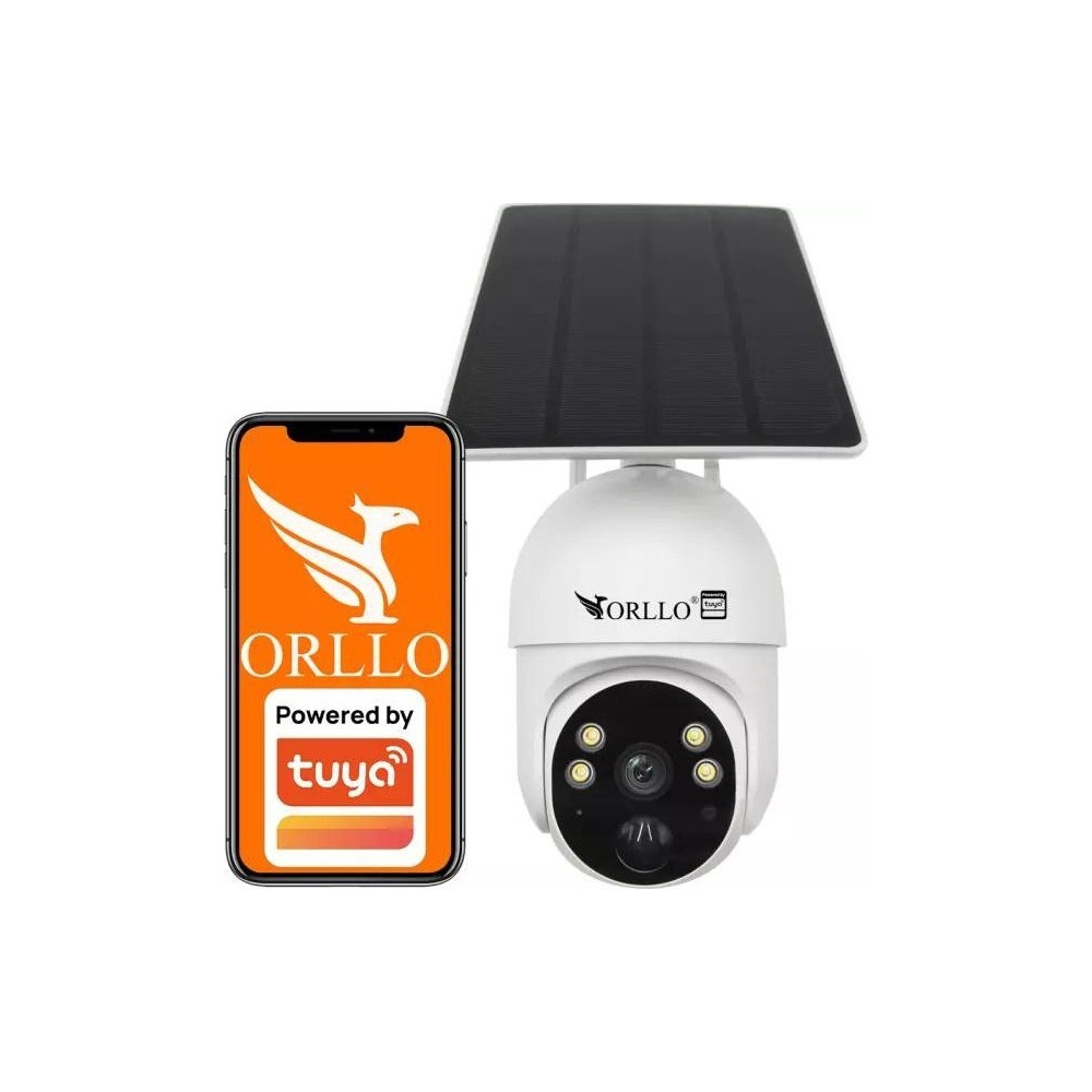 Produktbild för ORLLO IP-kamera Trådlös 4G LTE PTZ-kamera med solpanel Orllo...