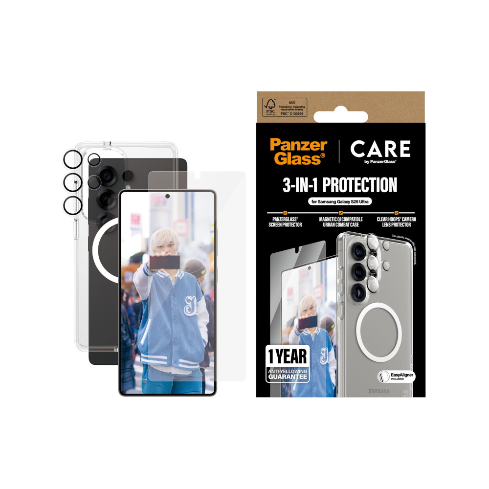 Produktbild för CARE by PanzerGlass Urban Combat - baksidesskydd för mobiltelefon