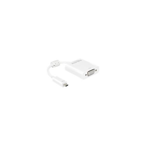 DeLOCK Delock Adapter HDMI Micro-D male > VGA female with Audio - VGA-adapter - 17 cm
