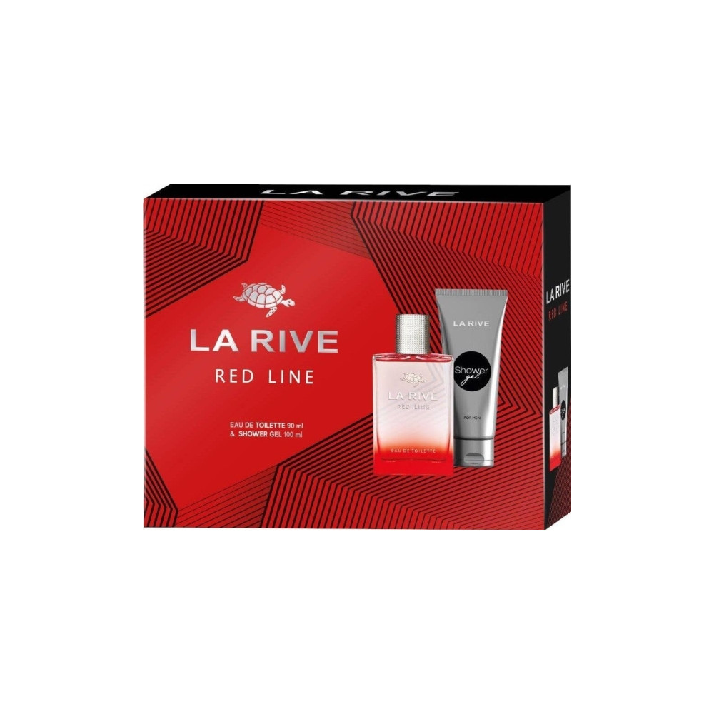 Produktbild för La Rive for Men Red Line gift set (eau de toilette 90ml+show...