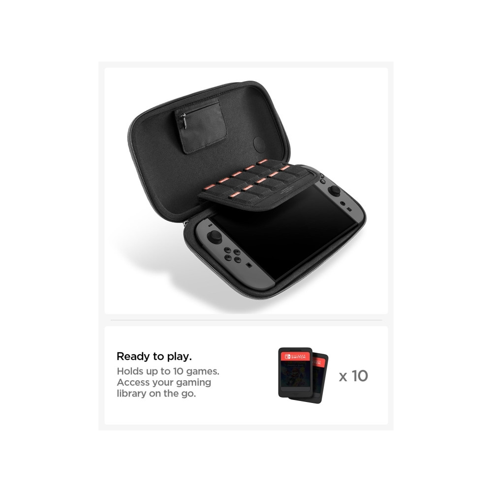 Produktbild för Spigen Klasden Pouch, Fodral, Nintendo, Grå, EVA (Ethylene V...