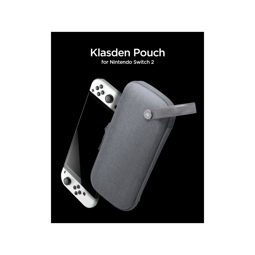 Produktbild för Spigen Klasden Pouch, Fodral, Nintendo, Grå, EVA (Ethylene V...