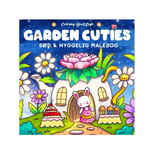 Legind Målarbok: Garden Cuties
