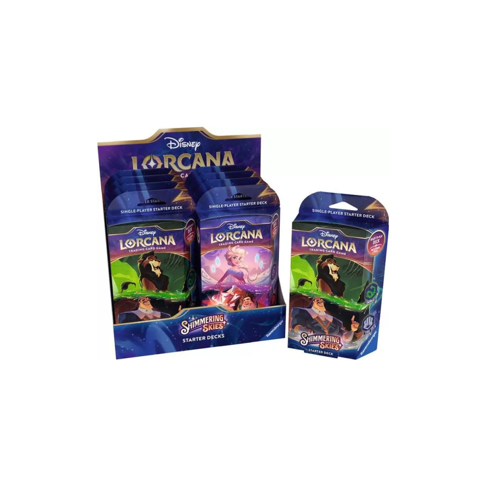 Produktbild för Ravensburger Disney Lorcana TCG: Shimmering Skies, Kortspel,...