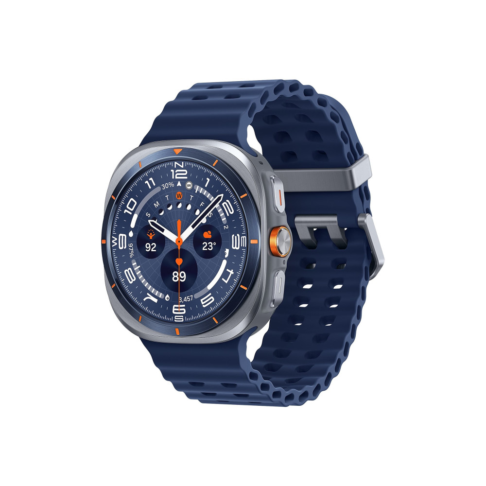 Produktbild för Samsung Galaxy Watch Ultra - titanblå - smart klocka med marinband - blå - 64 GB