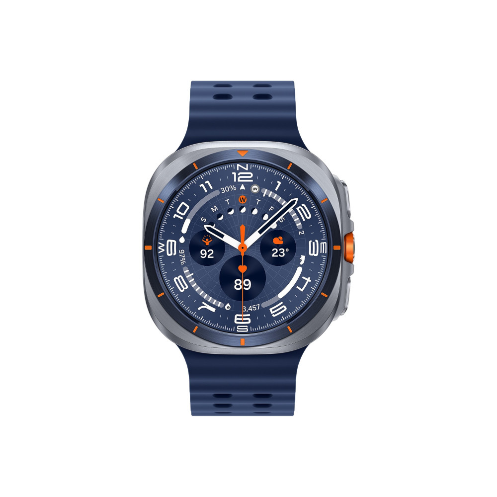 Produktbild för Samsung Galaxy Watch Ultra - titanblå - smart klocka med marinband - blå - 64 GB