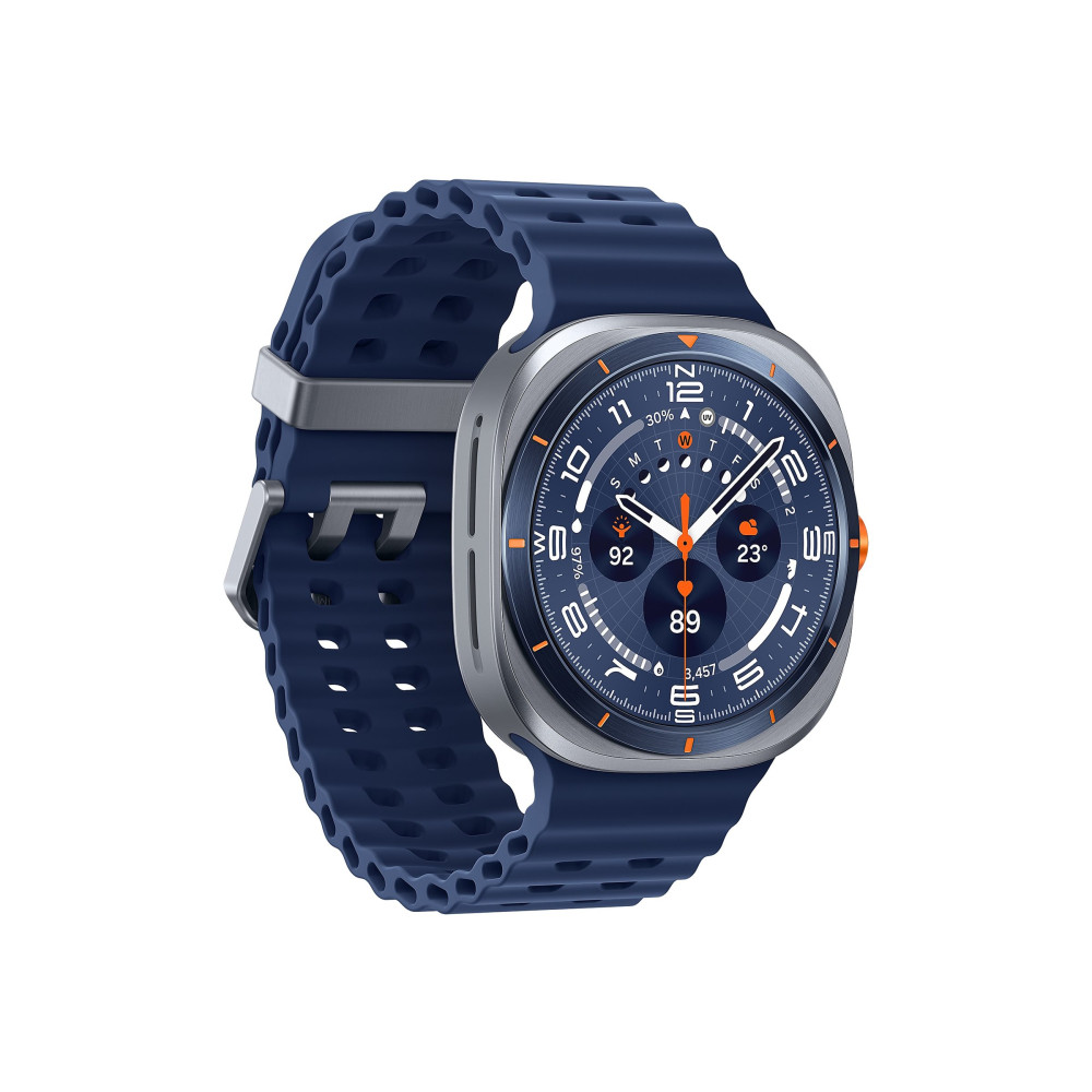 Produktbild för Samsung Galaxy Watch Ultra - titanblå - smart klocka med marinband - blå - 64 GB