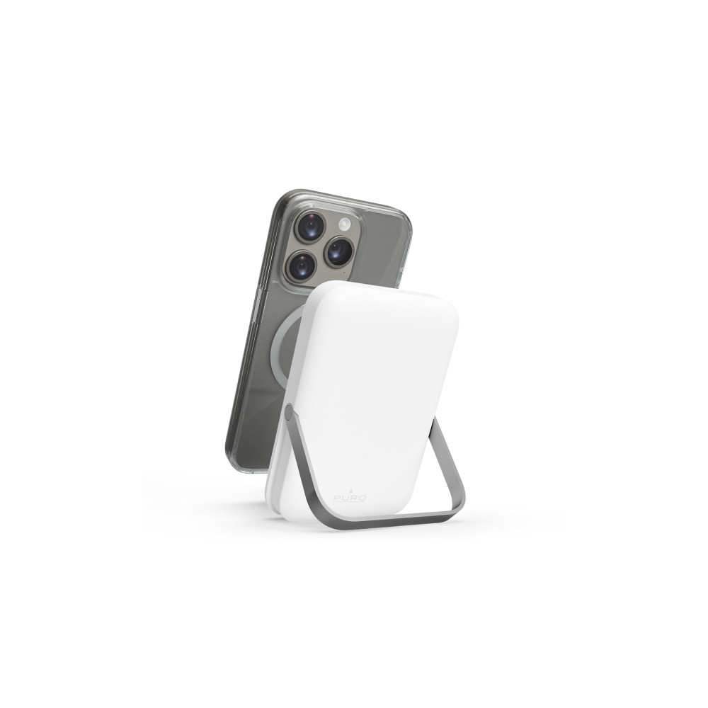 Produktbild för PURO Stand Power Mag, 5000 mAh, Litium Polymer (LiPo), Trådl...