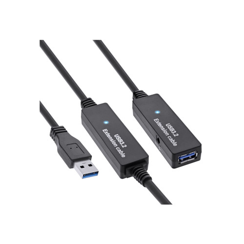 Inline InLine - USB-förlängningskabel - USB typ A till USB typ A - 20 m