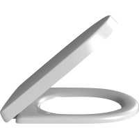 Produktbild för Villeroy & Boch 9M38S101, Avlång, Hård toalettsits, Vit, Ros...