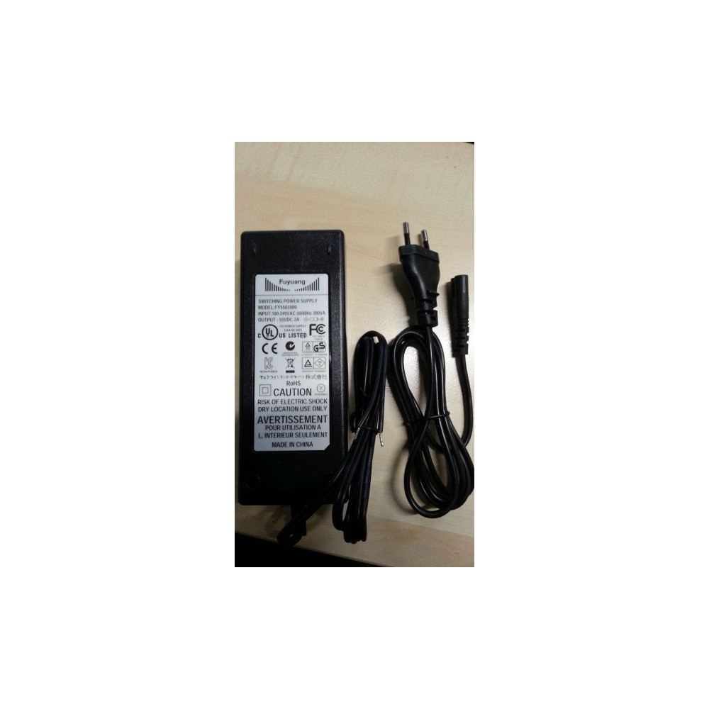Produktbild för ALLNET PSU_55V_2A, PoE adapter, inomhus, 55 V, AC-till-DC, 2...