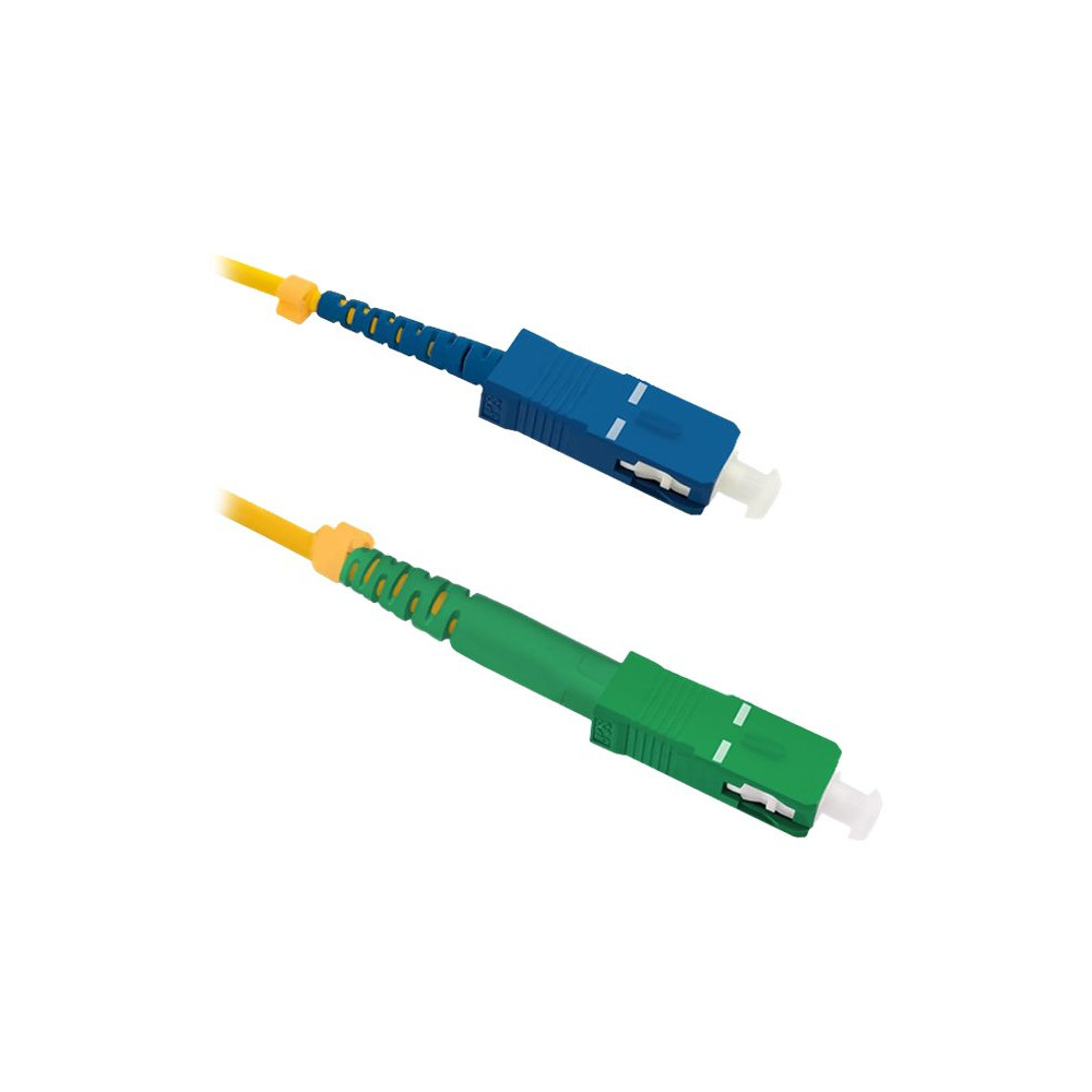 Produktbild för Qoltec Simplex - patch-kabel - 7 m - gul